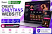 create onlyfans website with subscription, video and posts pay per view