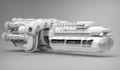 create 3d game assets, spaceship model, hard surface for your game or animation
