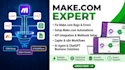 fix make com, made com, setup make com automation, made automation expert zapier