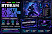 design custom stream overlays alerts and scenes for obs