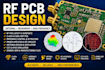 design rf pcb, microwave circuits, antennas and high frequency layouts