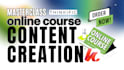 create online course content, elearning course curriculum, script, video, slides