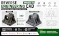 design reverse engineered mechanical parts from images into precise cad models