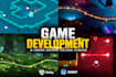 develop 2d game in godot engine and unity game development, video game prototype
