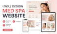 med spa website aesthetic website iv therapy website laser hair removal website