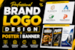 design a professional modern business logo