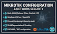 configure mikrotik router, multi wan failover, VPN, and firewall