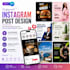 design professional instagram post