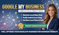 do complete google my business gmb optimization and local SEO