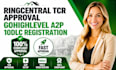 ringcentral tcr approval gohighlevel a2p 10dlc registration