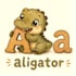 create cute animal illustrations  alphabet learning books