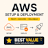 setup AWS, deploy your app and configure devops ci cd