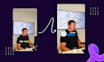 edit talking head videos with modern graphics