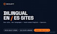build a bilingual english spanish website, hand coded and fast