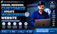 design and develop a modern wordpress business website