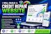 build a credit repair website with automation and funnel