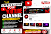 create and setup a professional youtube channel