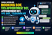 develop booking bot,vfs appointment bot, appointment bot,vfs bot, telegram