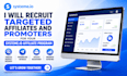 recruit targeted affiliates and partners for your systeme io affiliate program