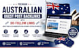 provide premium australian guest post backlinks with do follow links