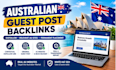 do SEO guest post backlink and publish news article, high da guest post service