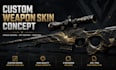 design a custom weapon skin concept for your game