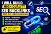 build high quality SEO backlinks and do link building