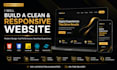 build a clean responsive frontend website
