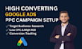 setup and manage google ads ppc campaign