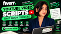 write engaging youtube video scripts that hook viewers
