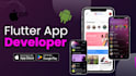 develop flutter app with backend