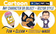 design a cartoon mascot logo