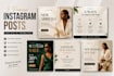 create 5 canva instagram posts for your business