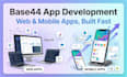 build and launch your ai web and mobile app fast with base44