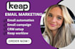 setup keap crm automation email campaign keap appointment scheduling