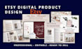 do etsy digital product design for your etsy shop
