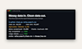clean your messy data and deliver a script that proves every change