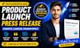 write a tech product launch press release for your startup or saas