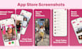 design app store screenshots for app store and play store