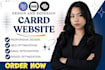 build carrd website design, carrd website redesign, carrd landing page, carrd co