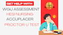 help with wgu test, hesi, accuplacer, proctor u tasks