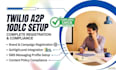 setup twilio a2p 10dlc gohighlevel sms registration compliances setup