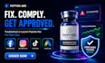 fix peptides ads issue peptide facebook ads issue google ads peptide issue