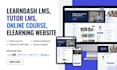 build learndash tutor lms website online course elearning website