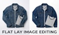 do professional flat lay image editing