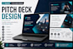 fintech, ai saas, logistic, cybersecurity, insurance, startup pitch deck design