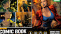 illustrate  comic book, comic illustration, graphic novel,