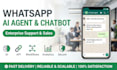 build whatsapp ai chatbot ai agent admin dashboard using whatsapp api