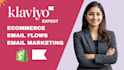 klaviyo ecommerce flows email campaign for maximum revenue