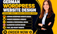 design german wordpress redesign rebuild german website german website design